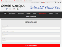 Tablet Screenshot of grimaldiauto.it